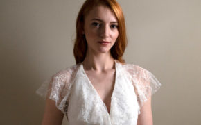 lisa lyons bridal alver dress